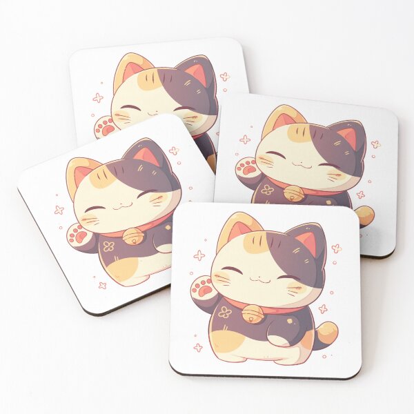 Item preview, Kawaii Maneki-neko 'beckoning cat' designed and sold by MendaciousMina.
