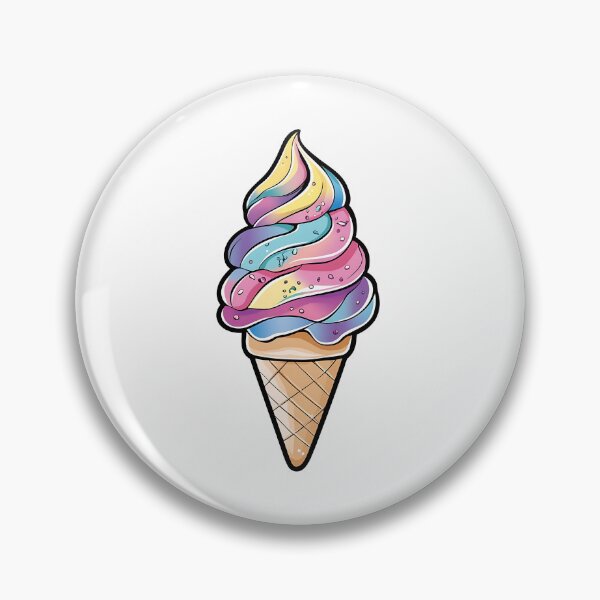 Item preview, Cute Multi-colored Ice Cream Cone With Sprinkles designed and sold by MMAR-Designs.