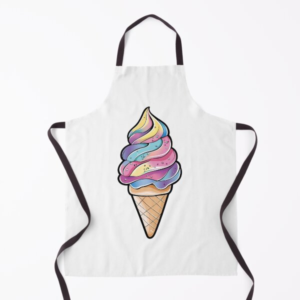 Item preview, Cute Multi-colored Ice Cream Cone With Sprinkles designed and sold by MMAR-Designs.