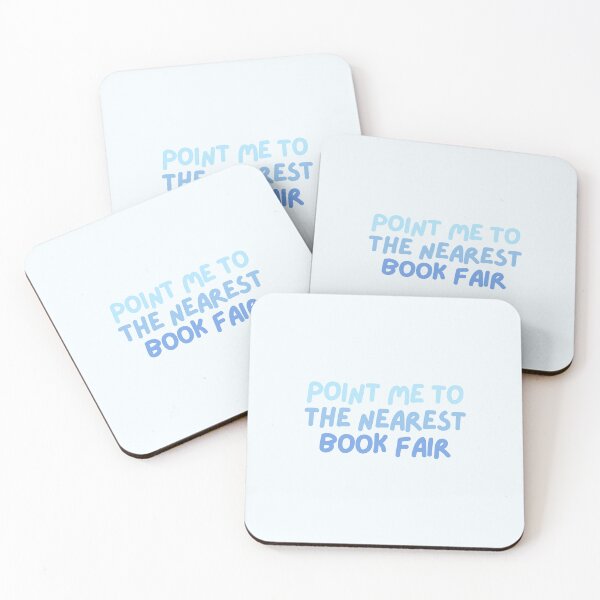 Item preview, Copy of point me to the nearest book fair - blue designed and sold by Neadoodles.