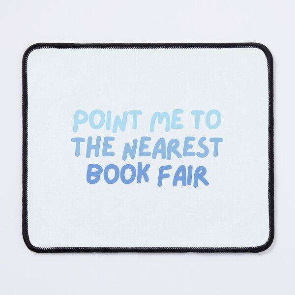 Item preview, Copy of point me to the nearest book fair - blue designed and sold by Neadoodles.