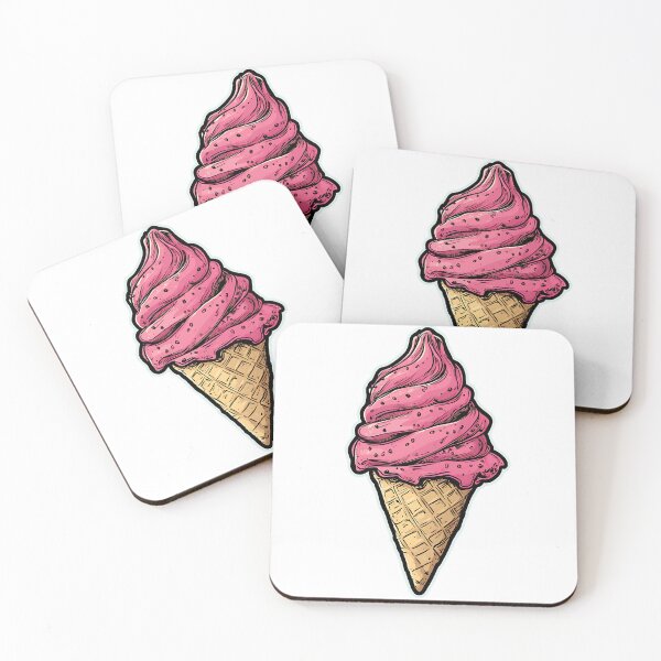 Item preview, Cute Pink Ice Cream Cone With Sprinkles designed and sold by MMAR-Designs.