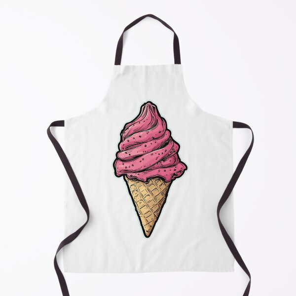 Item preview, Cute Pink Ice Cream Cone With Sprinkles designed and sold by MMAR-Designs.