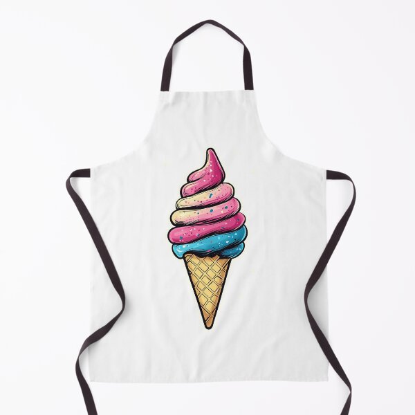 Item preview, Cute Multi-colored Ice Cream Cone With Sprinkles designed and sold by MMAR-Designs.