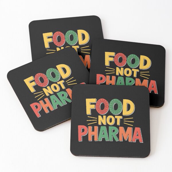 Item preview, Food Not Pharma designed and sold by SillyDarkShop.