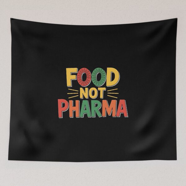 Item preview, Food Not Pharma designed and sold by SillyDarkShop.