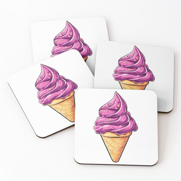 Item preview, Cute Pink Ice Cream Cone With Sprinkles designed and sold by MMAR-Designs.