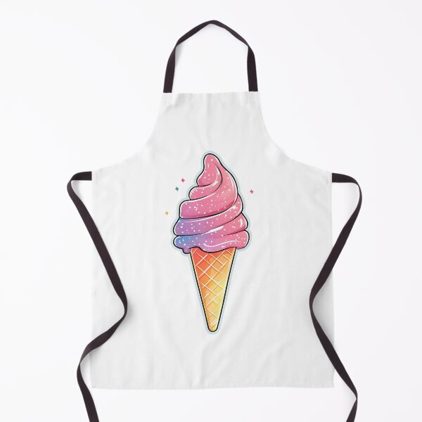 Item preview, Cute Pink Ice Cream Cone With Sprinkles designed and sold by MMAR-Designs.