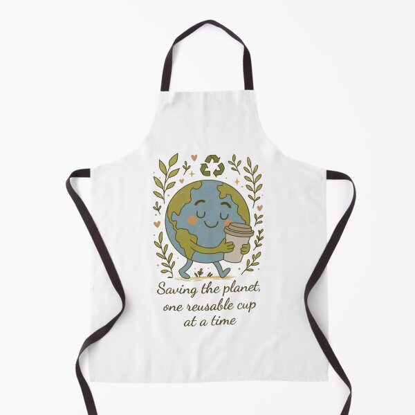 Item preview, Saving The Planet Reusable Cup Eco Friendly Earth Lover Quote Design designed and sold by MONTRIS.