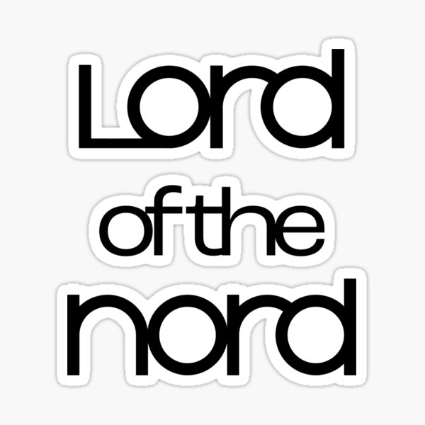 Item preview, LORD OF THE NORD_1.4_vertical on white designed and sold by AlienAardvark.