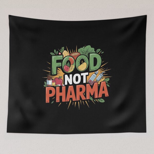 Item preview, Food Not Pharma designed and sold by SillyDarkShop.
