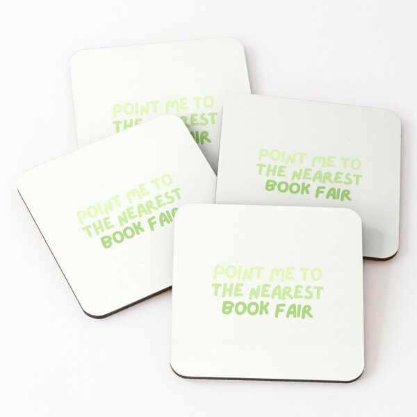 Item preview, point me to the nearest book fair - green designed and sold by Neadoodles.