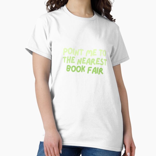 Item preview, point me to the nearest book fair - green designed and sold by medimidoodles.