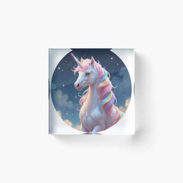 Item preview, Whispers of Enchantment: First Meeting with Shimmering RainBow Unicorn designed and sold by Jill's Closet.