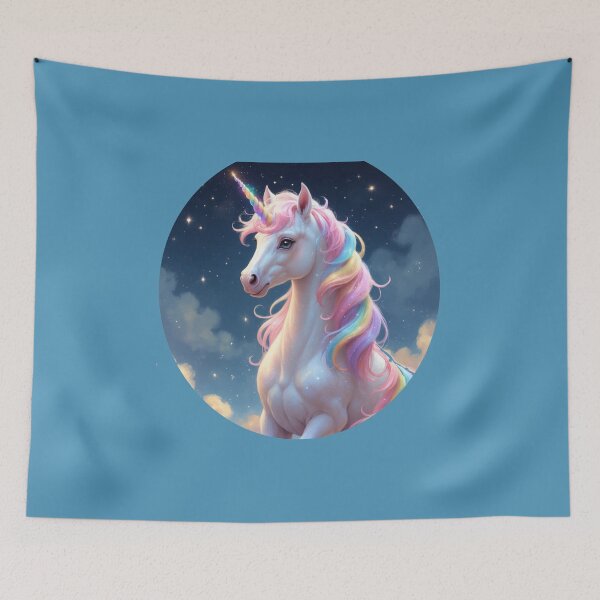 Item preview, Whispers of Enchantment: First Meeting with Shimmering RainBow Unicorn designed and sold by Jill's Closet.