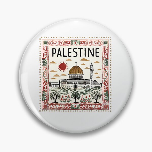 Item preview, Free Palestine Mosque Stamp  designed and sold by Cassiusrising.