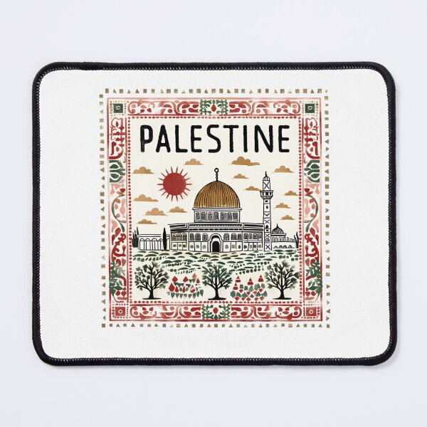 Item preview, Free Palestine Mosque Stamp  designed and sold by Cassiusrising.