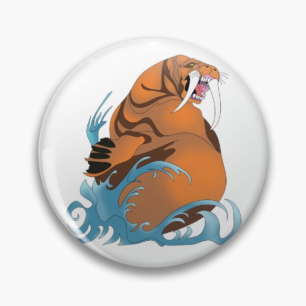 Item preview, Ocean Walrus King  designed and sold by Babak Art Studio.