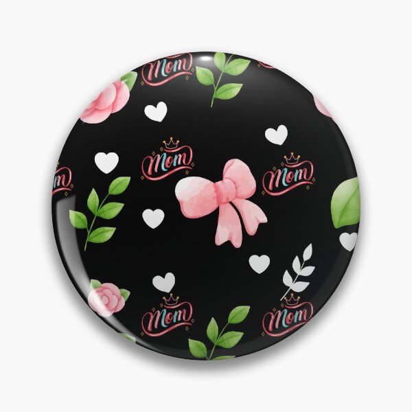 Item preview, Mom design with nighttime floral watercolor-style print designed and sold by StampYourself.