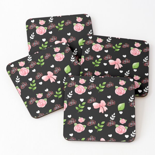 Item preview, Mom design with nighttime floral watercolor-style print designed and sold by StampYourself.