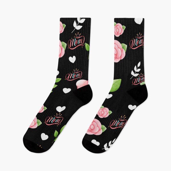 Item preview, Mom design with nighttime floral watercolor-style print designed and sold by StampYourself.