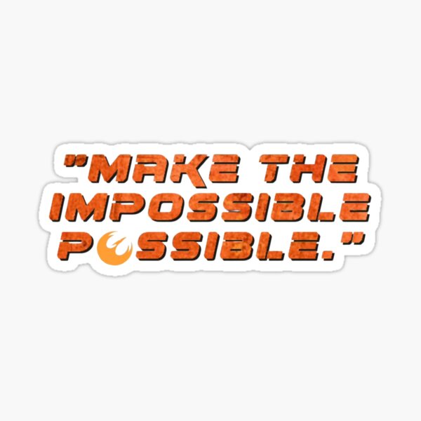 Vista previa del artículo con la obra «Cita de SW imposible posible», diseñado y vendido por MelanieRdz.