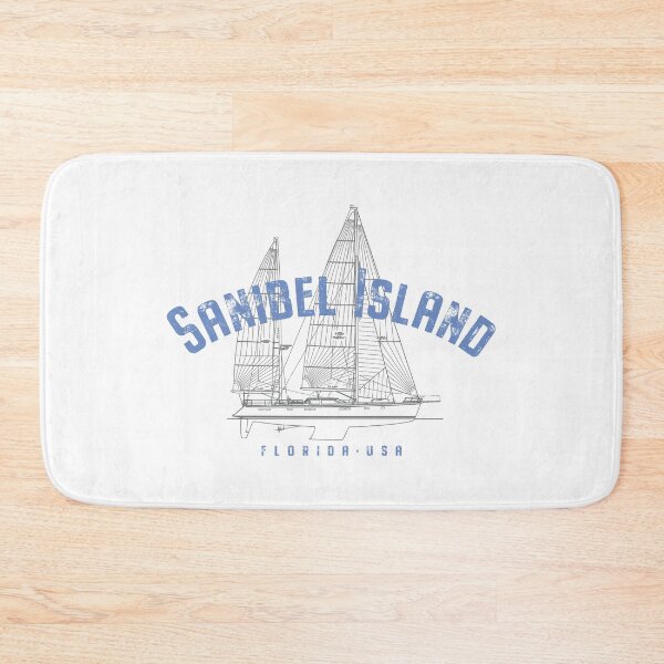 Item preview, Sanibel Island Florida Nautical Sailboat Design designed and sold by Futurebeachbum.