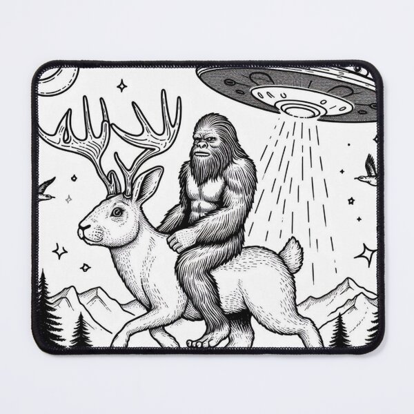 Item preview, Bigfoot on a Jackalope designed and sold by mtees11.
