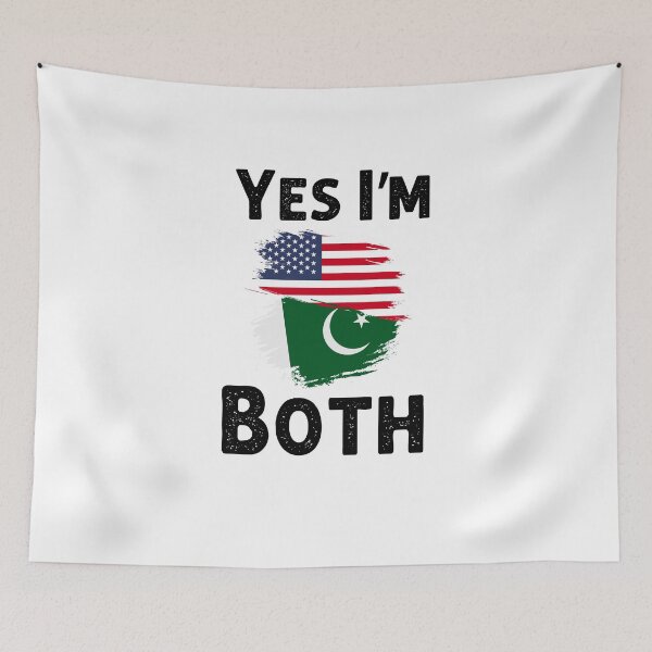 Item preview, Yes I'm both Proud Pakistani Independence Day pride American designed and sold by snowry.