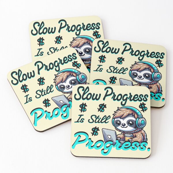 Item preview, Cute Motivational Sloth design designed and sold by JennyFinns.