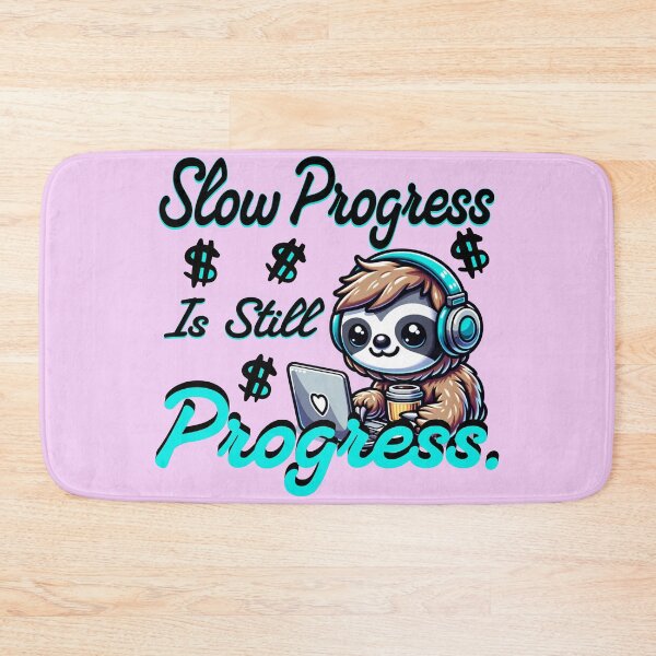 Item preview, Cute Motivational Sloth design designed and sold by JennyFinns.