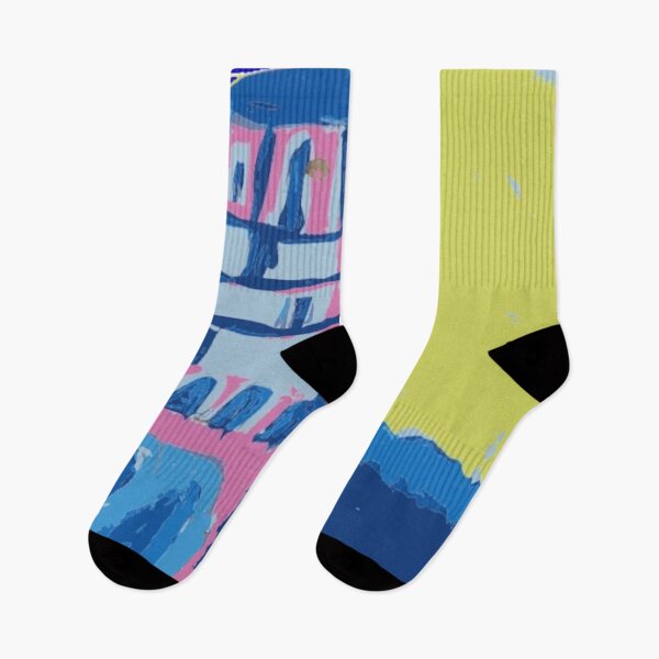 Item preview, Leaning Tower of Peeca – Dreamy Blue & Pink Painting, Surreal Landmark Art, Aesthetic Italy-Inspired Design designed and sold by LuxuryApparels.