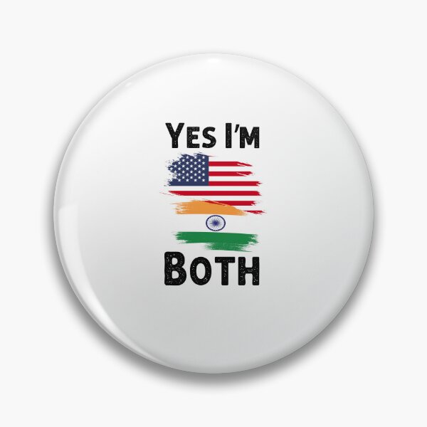 Item preview, Yes I'm both Proud Indian American Independence Day pride designed and sold by snowry.