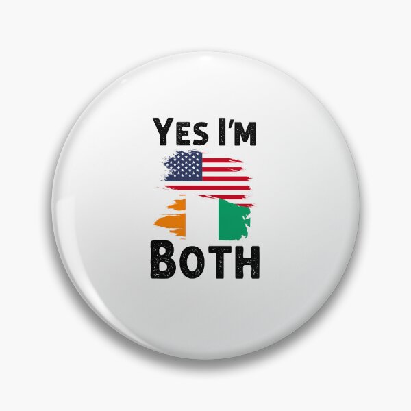 Item preview, Yes I'm both Proud Ivory Coast American Independence Day designed and sold by snowry.