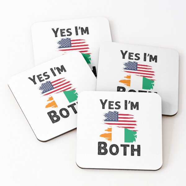 Item preview, Yes I'm both Proud Ivory Coast American Independence Day designed and sold by snowry.