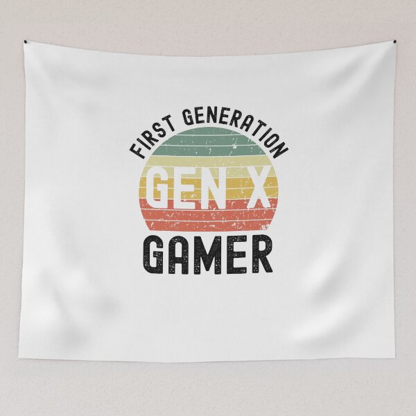 Item preview, Gen X first generation gamer. Funny Generation X Retro designed and sold by snowry.