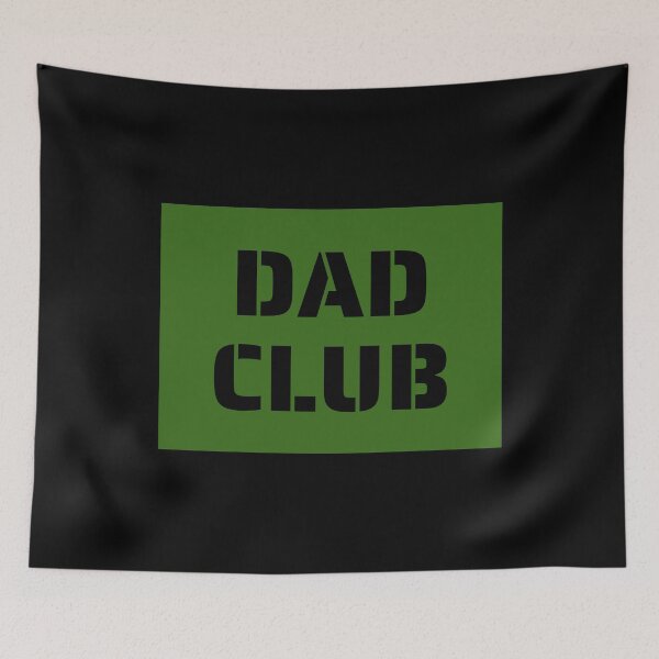 Item preview, Dad Club, Stencil, Bold Black, Boxed Quotes designed and sold by AASparksDesigns.