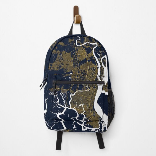 Item preview, Guayaquil City Map Ecuador Gold Art Deco n designed and sold by deMAP.