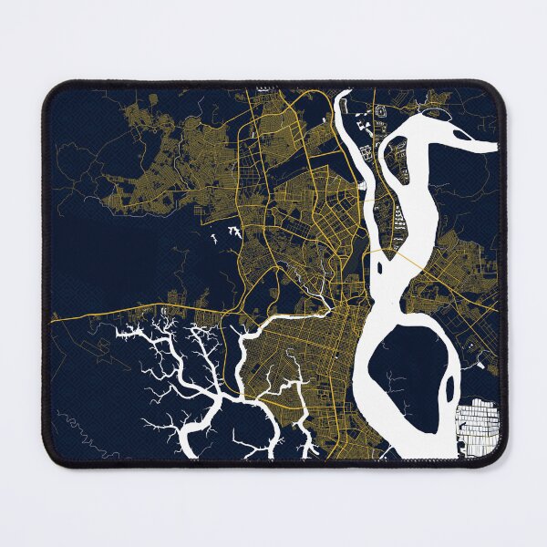 Item preview, Guayaquil City Map Ecuador Gold Art Deco n designed and sold by deMAP.