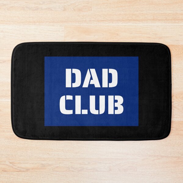 Item preview, Dad Club, Stencil Font, Blue Boxed Quotes designed and sold by AASparksDesigns.