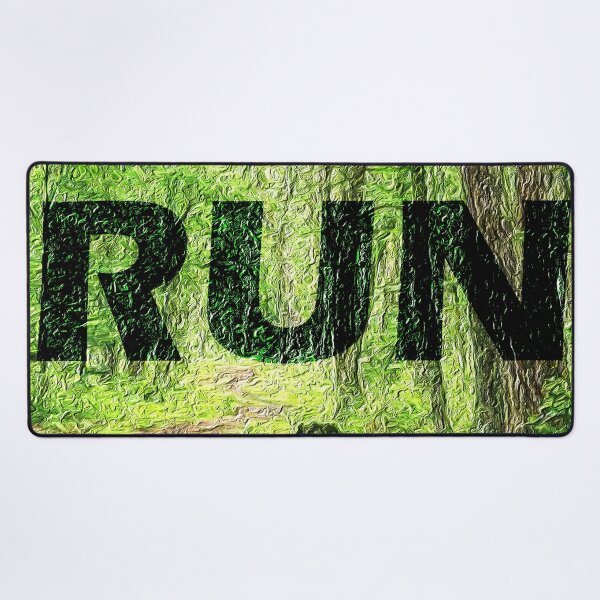 Item preview, Run Graphic with a Forest and Trail background designed and sold by Flower Magic .