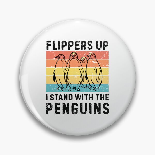 Item preview, Flippers Up I Stand With The Penguins, Anti Tarriffs designed and sold by Teetreasure2.