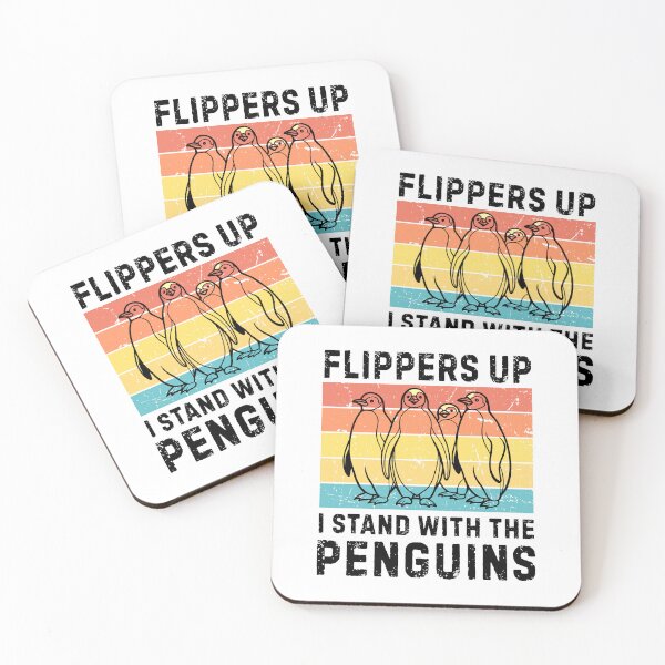 Item preview, Flippers Up I Stand With The Penguins, Anti Tarriffs designed and sold by Teetreasure2.