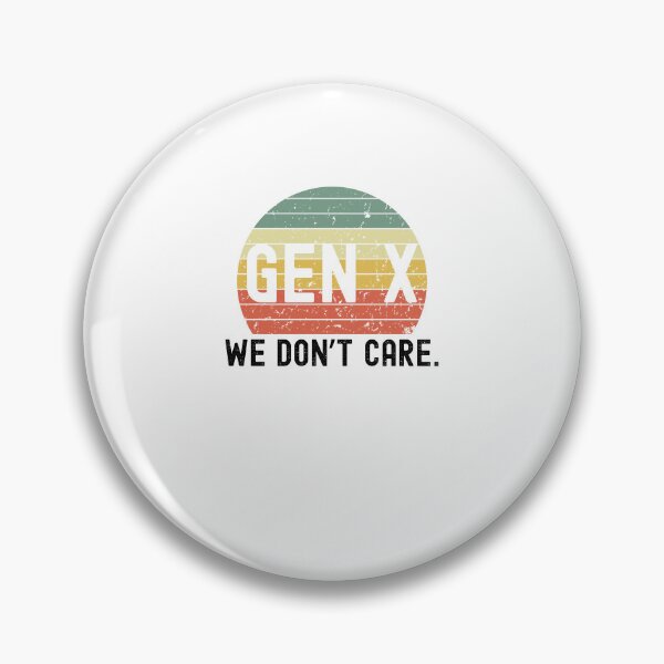 Item preview, Gen X we don't care. Funny Generation X joke retro sunset designed and sold by snowry.