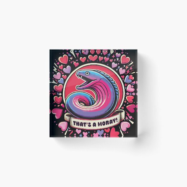 Item preview, That’s a Moray Funny Pun Eel Design - That's Amore designed and sold by Victor Shadehorn.