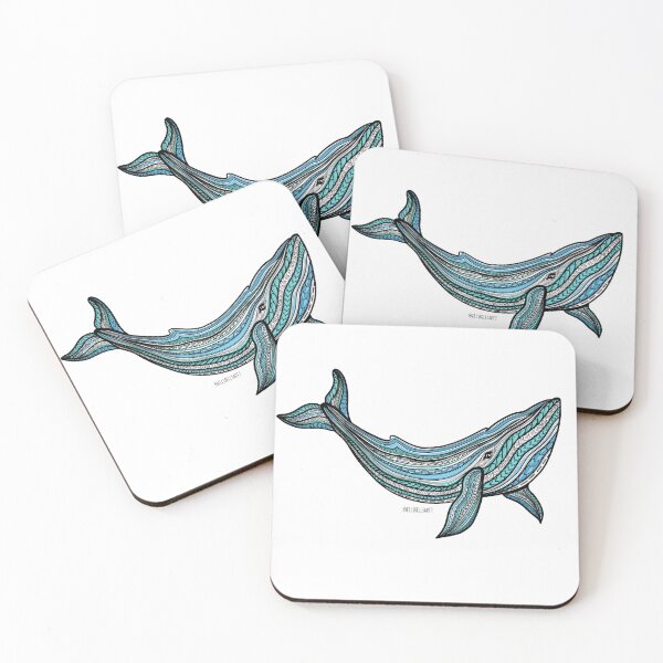 Item preview, Dibujo digital de ballena designed and sold by ellsbellscreative.