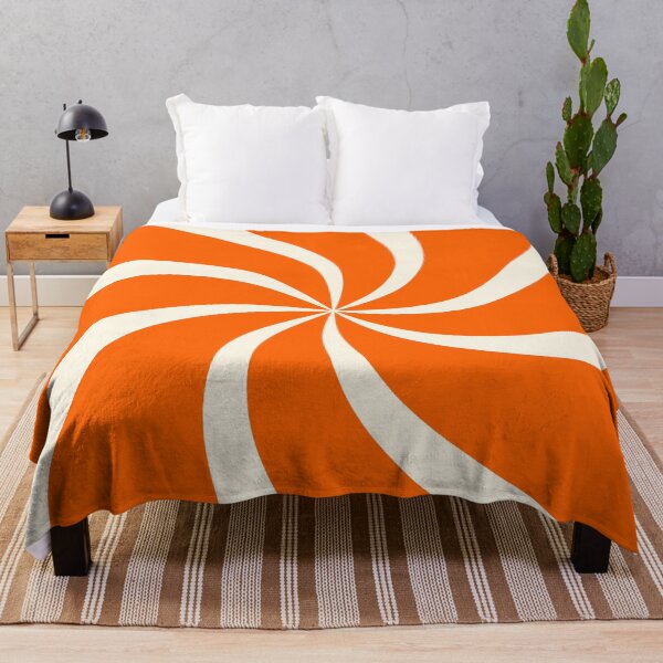Item preview, Orange Cream Peppermint Twist Candy Minimal Design designed and sold by patternsoup.