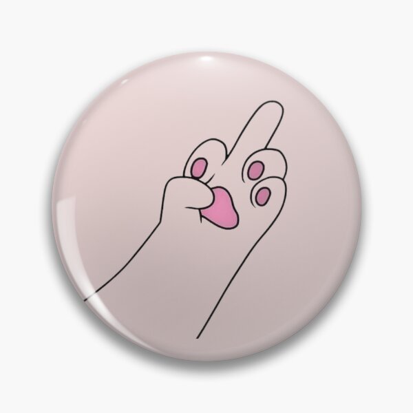 Item preview, cat middle finger Bucket designed and sold by Feather Art.