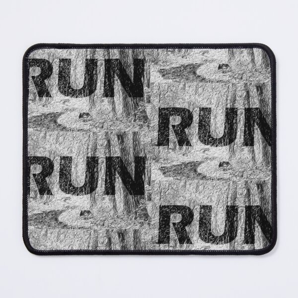 Item preview, Run Graphic Black and White designed and sold by Flower Magic .