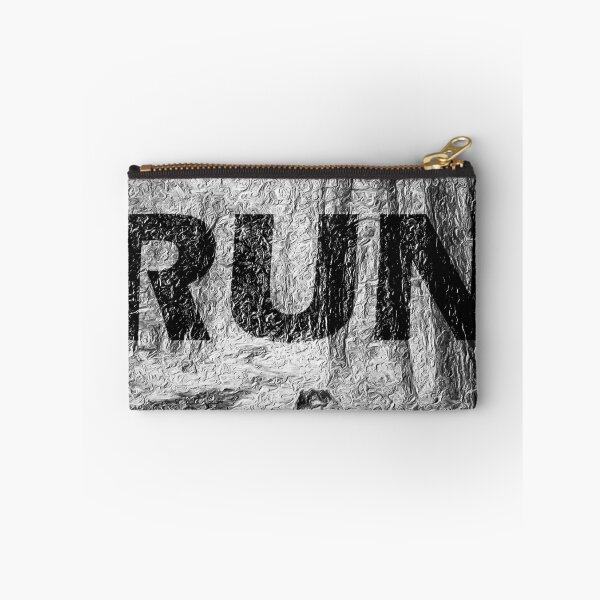 Item preview, Run Graphic Black and White designed and sold by Flower Magic .